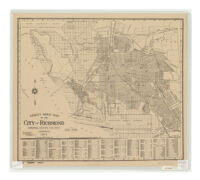 Street index map of the city of Richmond, Contra Costa County, California