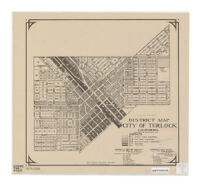 District map, City of Turlock, California