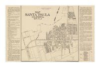 Map of Santa Paula California