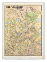 Map of the City of Los Angeles California