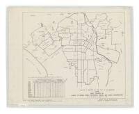 Map of a portion of the City of Los Angeles showing area covered by survey of single family residences vacant and under construction as of the week of November 8, 1937