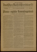 Deutsches Nachrichtenbüro. 6 Jahrg., Nr. 1042, 1939 July 14, Erste Morgen-Ausgabe