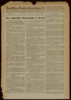 Deutsches Nachrichtenbüro. 6 Jahrg., Nr. 676, 1939 May 1