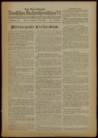 Deutsches Nachrichtenbüro. 6 Jahrg., Nr. 723, 1939 May 8, Erste Morgen-Ausgabe
