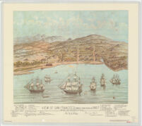 View of San Francisco, formerly Yerba Buena, in 1846-7 before the discovery of gold