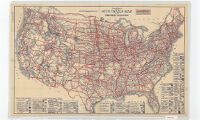 Rand McNally Official Auto Trails Map of the United States