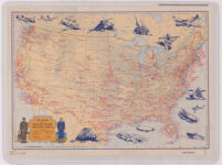 Rand McNally map of United States military posts