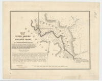 Map of the River Sabine from Logan's Ferry