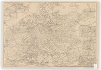 Eisenbahn-Karte von Mittel-Europa zu Hendschel's Telegraph
