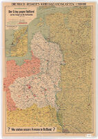 Dietrich Reimer's Kriegsstandskarten 1:1500000. Wo Stehen Unsere Armeen in Rußland