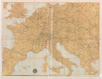 [Untitled Map of Western Europe in the 1930s]