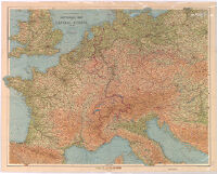 Bartholomew's Motoring Map of Central Europe