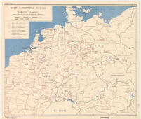 Major Administrative Divisions of "Greater Germany," Low Countries and Northern France.