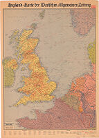 England-Karte der Deutschen Allgemeinen Zeitung