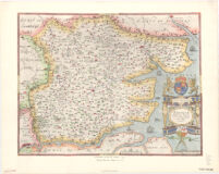 Saxton's map of Essex, 1576