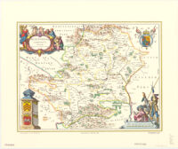 Blaeu map of Hertfordshire, Hertfordia