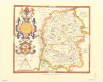 Saxton’s map of Wiltshire, 1576