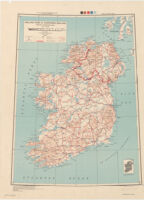 Ireland (Eire) & Northern Ireland; special strategic map.