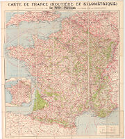 Carte de France (Routière et Kilométrique)