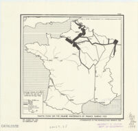 Traffic flow on the inland waterways of France during 1935