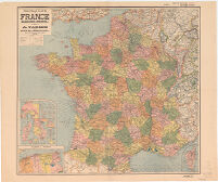 Nouvelle Carte de France. Belgique, Bords du Rhin, Suisse, Etc.