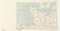 Normandy peninsula; special strategic map.