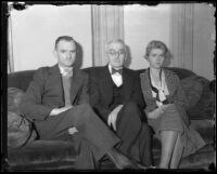 Family of kidnapping victim Mary B. Skeele, Los Angeles, 1933