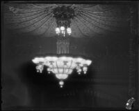 Chandelier at Shrine Auditorium, Los Angeles, [1926?]