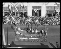 "Pasadena Crown" float in the Tournament of Roses Parade, Pasadena, 1926