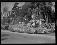 "Little Boy Blue" float in the Tournament of Roses Parade, Pasadena, 1933