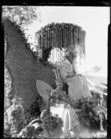 "Queen of the Fairies" float in the Tournament of Roses Parade, Pasadena, 1933