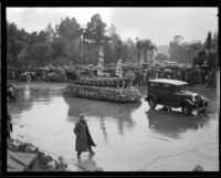 Los Angeles County float in the Tournament of Roses Parade, Pasadena, 1934