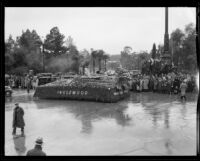 "Magic Sea Shell" float in the Tournament of Roses Parade, Pasadena, 1934