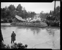 "Adohr-able Nymphs" float in the Tournament of Roses Parade, Pasadena, 1934