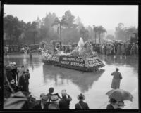 "The Colorado River Aqueduct" float in the Tournament of Roses Parade, Pasadena, 1934