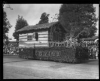 "Old Black Joe" float in the Tournament of Roses Parade, Pasadena, 1927