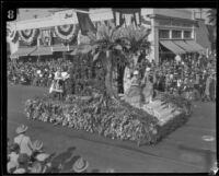 Czechoslovakia float in the Tournament of Roses Parade, Pasadena, 1927