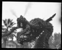 Dragon float in the Tournament of Roses Parade, Pasadena, 1928
