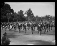 American Legion Marching Band at the Tournament of Roses Parade, Pasadena, 1929