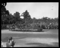 Rose arbor-themed float in the Tournament of Roses Parade, Pasadena, 1929