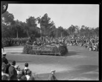 Board of Education automobile in the Tournament of Roses Parade, Pasadena, 1930