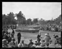 Board of Education automobile in the Tournament of Roses Parade, Pasadena, 1932