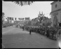 Rose Parade on West Colorado Blvd., Pasadena, 1933