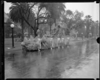 "Queen of the Seven Seas" float in the Tournament Roses Parade, Pasadena, 1934