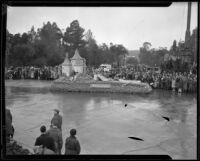 "Atlantis" float in the Tournament Roses Parade, Pasadena, 1934