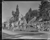 "A Midsummer Night's Dream" float in the Tournament of Roses Parade, Pasadena, 1935