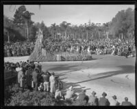 "Birds of Paradise" float in the Tournament of Roses Parade, Pasadena, 1935