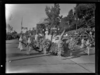 "Firebird" float in the Tournament of Roses Parade, Pasadena, 1935