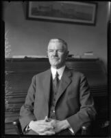 Phillip S. Teller, commissioner of the United States Shipping Board, Los Angeles, 1927