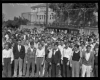 High school students start hunt for missing educator, Elliott B. Thomas, Redondo Beach vicinity, 1932